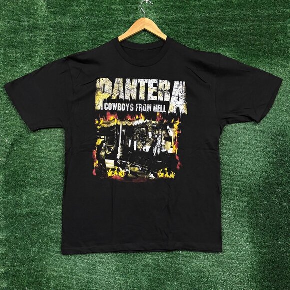 Pantera Cowboys From Hell Heavy Metal Band T-Shirt Size Extra Large - Picture 1 of 4